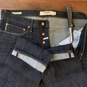 Lucky Brand Legend Selvedge 121 Heritage Slim 33